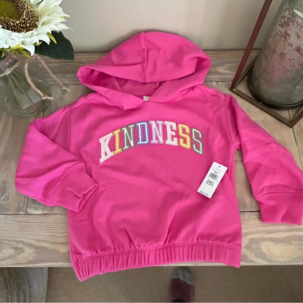 Gap Pink “Kindness” Hoodie - NEW 💕